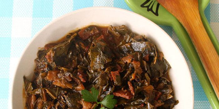 Vegan Crock Pot Collards