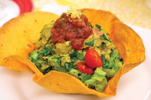 Laura Theodore's Guacamole Taco Salad Bowls